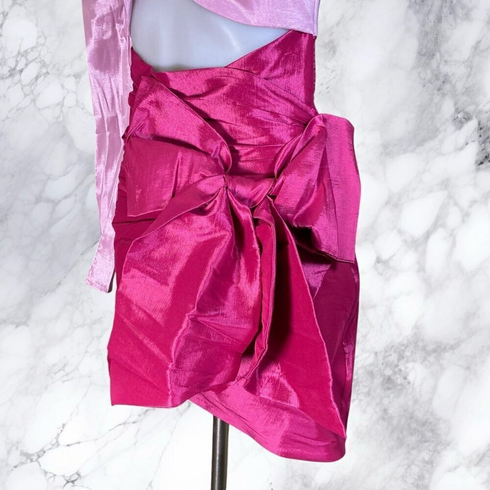 Lovers and Friends Banks Mini Dress - Raspberry - Picture 4 of 9